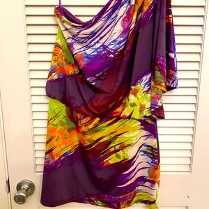 Gorgeous Jessica Simpson one shoulder dress